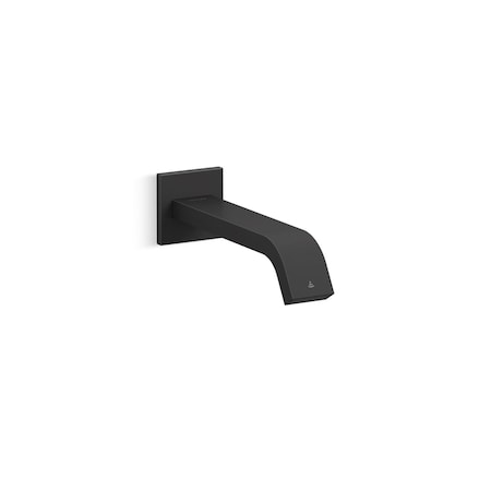 Kohler Loure Wall-Mount Touchless Faucet With Kinesis Sensor Technology, Ac-Powered In Matte Black K-123L36-SANL-BL